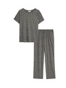 Marks & Spencer Pajama set with print and high cotton content Marks & Spencer grey