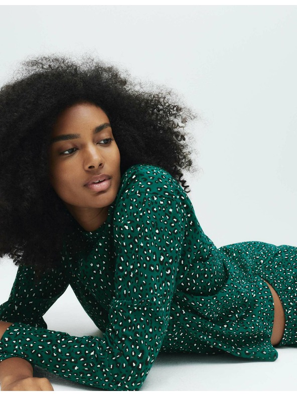 Marks & Spencer Pižama garnitura iz čiste bombaže s potiskom Marks & Spencer zelena