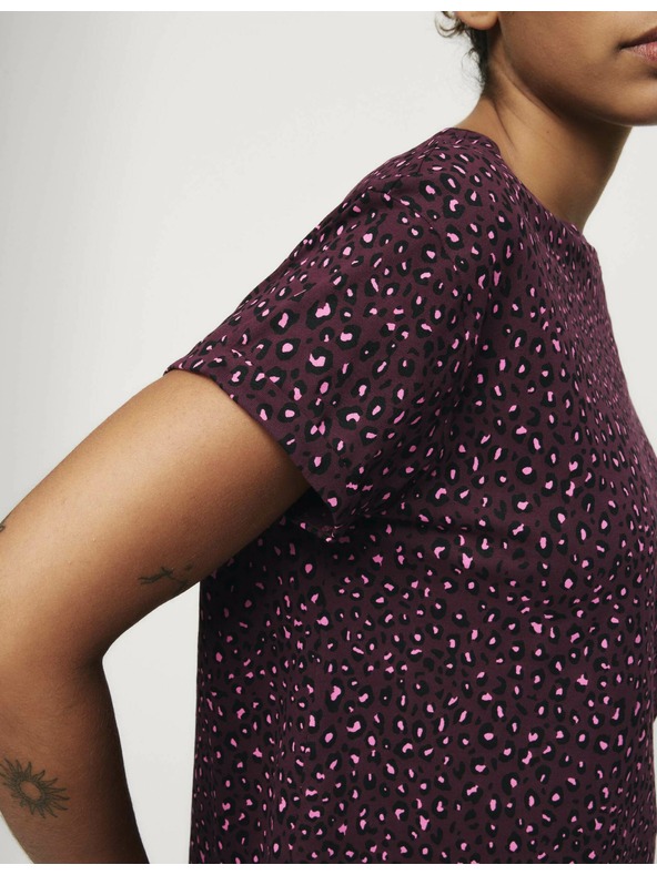 Marks & Spencer Pižama garnitura s potiskom in visokim deležem bombaža Marks & Spencer rdeča