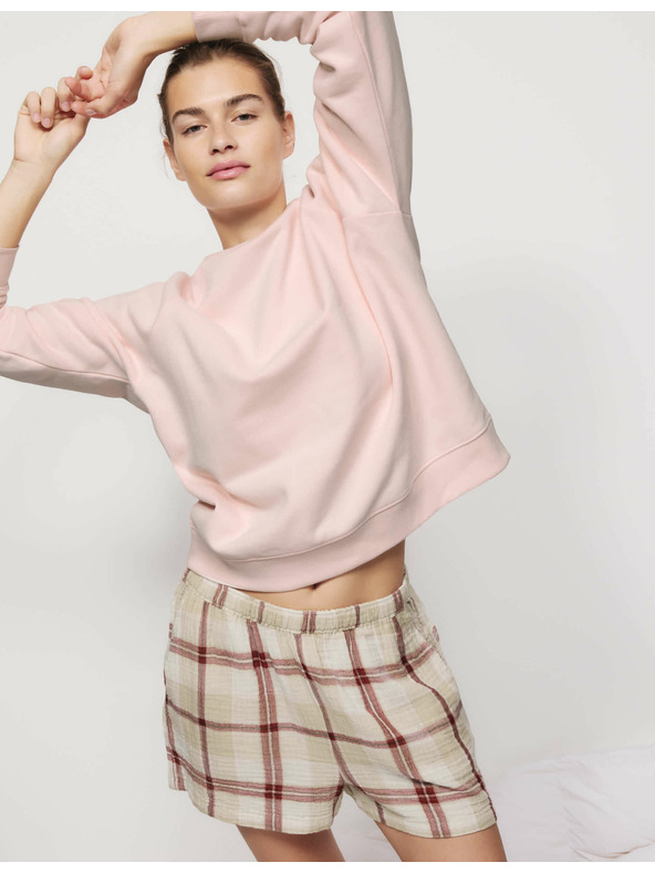 Marks & Spencer Poletni dvodelen komplet pižame iz čiste bombaževine Marks & Spencer rožnata