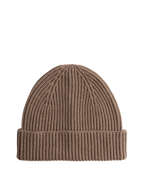 Marks & Spencer Pletena rebrasta kapa Marks & Spencer rjava