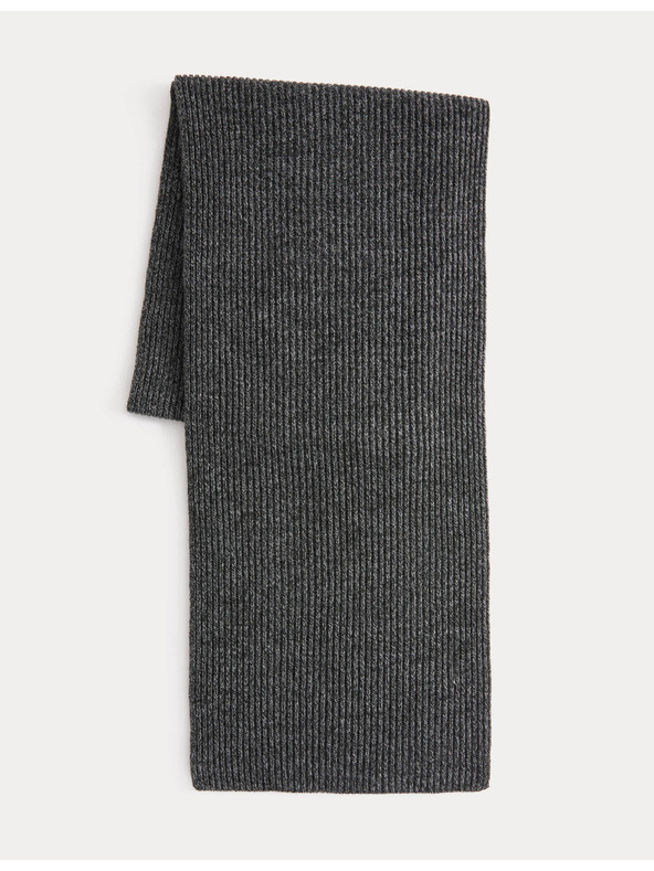 Marks & Spencer Pletena šal Marks & Spencer siva