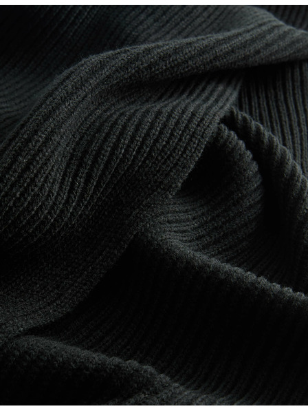 Marks & Spencer Pletena šal Marks & Spencer črna