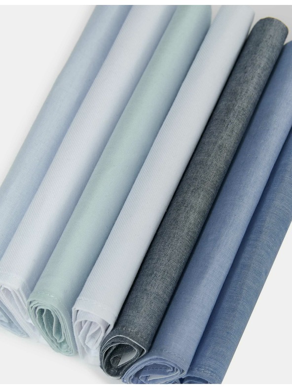 Marks & Spencer Antibakterijski robčki iz čiste bombaževine, 7 kosov v pakiranju Marks & Spencer modra