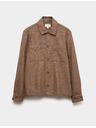 Marks & Spencer Flanelasta srajca iz čiste bombaževine s pepita vzorcem Marks & Spencer rjava