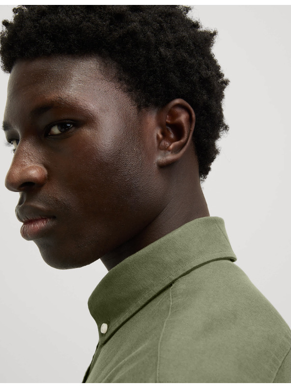 Marks & Spencer Srajca iz čistega bombaža Oxford The Ultimate Marks & Spencer zelena