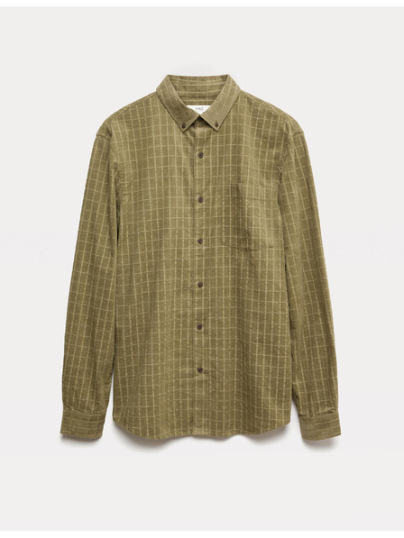 Marks & Spencer Manšestrasta srajca Marks & Spencer zelena