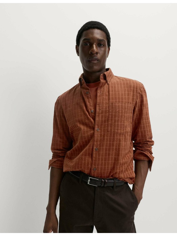 Marks & Spencer Manšestrasta srajca Marks & Spencer rjava