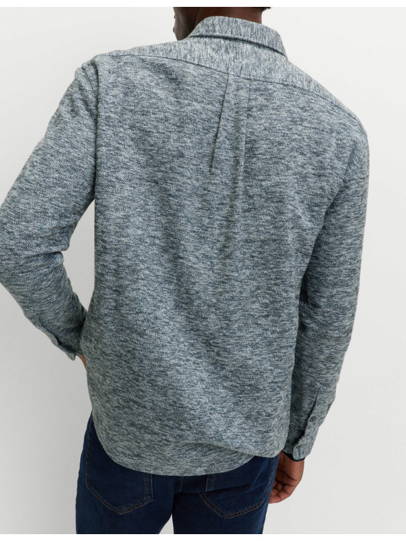 Marks & Spencer Čisto bombažna flanelasta srajca Marks & Spencer modra