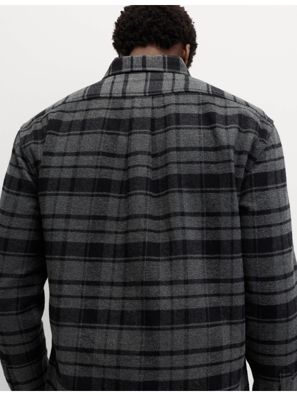 Marks & Spencer Čisto bombažna flanelasta srajca Marks & Spencer siva