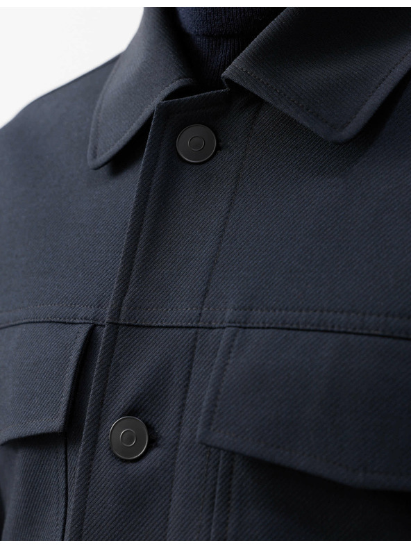 Marks & Spencer Funkcionalna keperjasta jakna s teksturo Marks & Spencer mornarsko modra