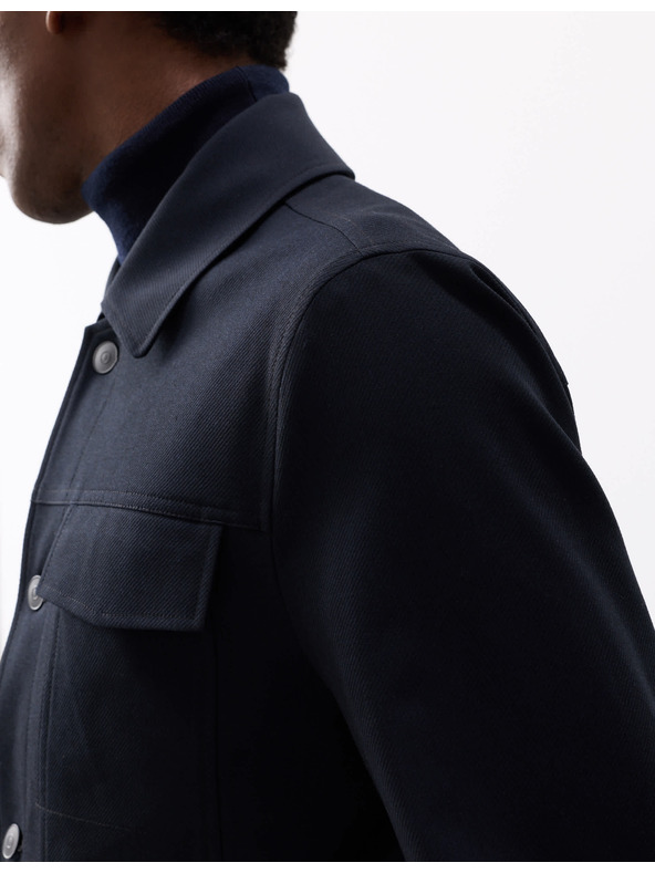 Marks & Spencer Funkcionalna keperjasta jakna s teksturo Marks & Spencer mornarsko modra