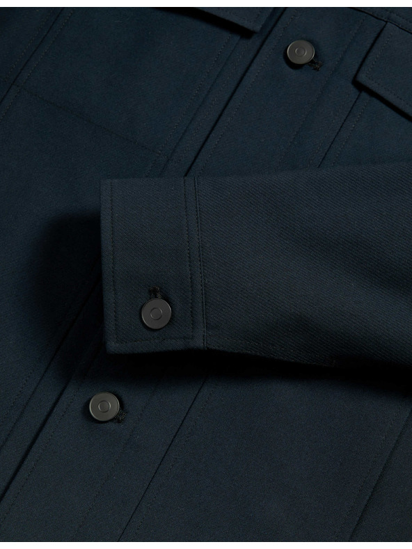 Marks & Spencer Funkcionalna keperjasta jakna s teksturo Marks & Spencer mornarsko modra