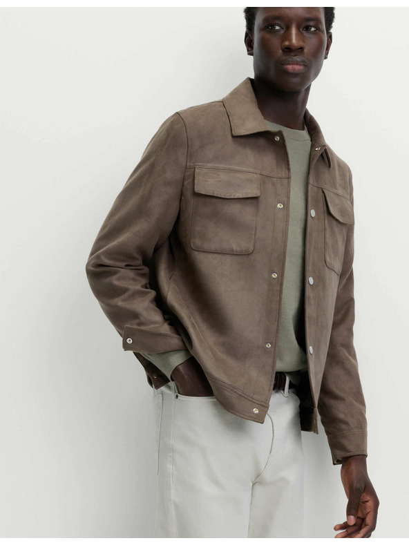 Marks & Spencer Tovornjačka jakna iz umetnega semiša Marks & Spencer zelena