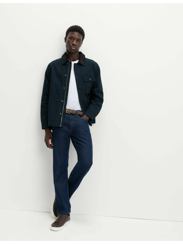 Marks & Spencer Jakna iz čiste bombaže s 3 žepi Marks & Spencer mornarsko modra