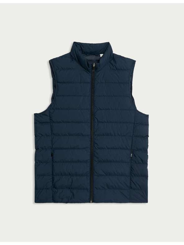 Marks & Spencer Lahek telovnik, polnjen s perjem in puhom Marks & Spencer mornarsko moder