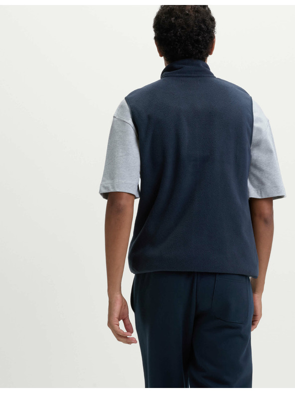 Marks & Spencer Mikro flis telovnik z ovratnikom Marks & Spencer mornarsko modra