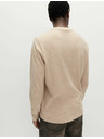 Marks & Spencer Čisto bombaževna majica z dolgimi rokavi, mehka na dotik Marks & Spencer bež