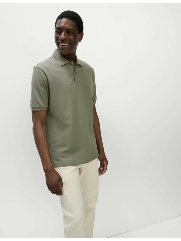 Marks & Spencer Polo majica The Ultimate Pique Marks & Spencer zelena