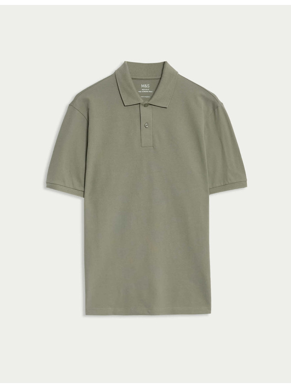 Marks & Spencer Polo majica The Ultimate Pique Marks & Spencer zelena