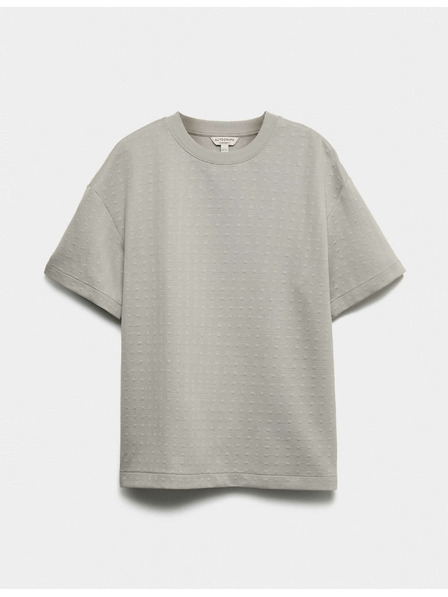 Marks & Spencer Žakard majica Scuba z visokim deležem bombažne tkanine Marks & Spencer siva