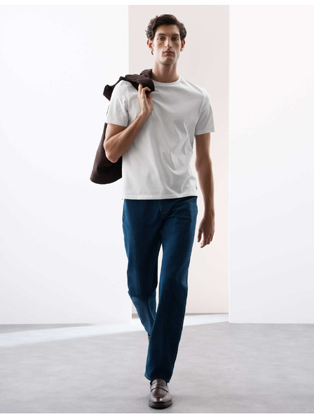 Marks & Spencer Majica iz čiste Supima® bombažne tkanine, 3 kosi Marks & Spencer mornarsko modra