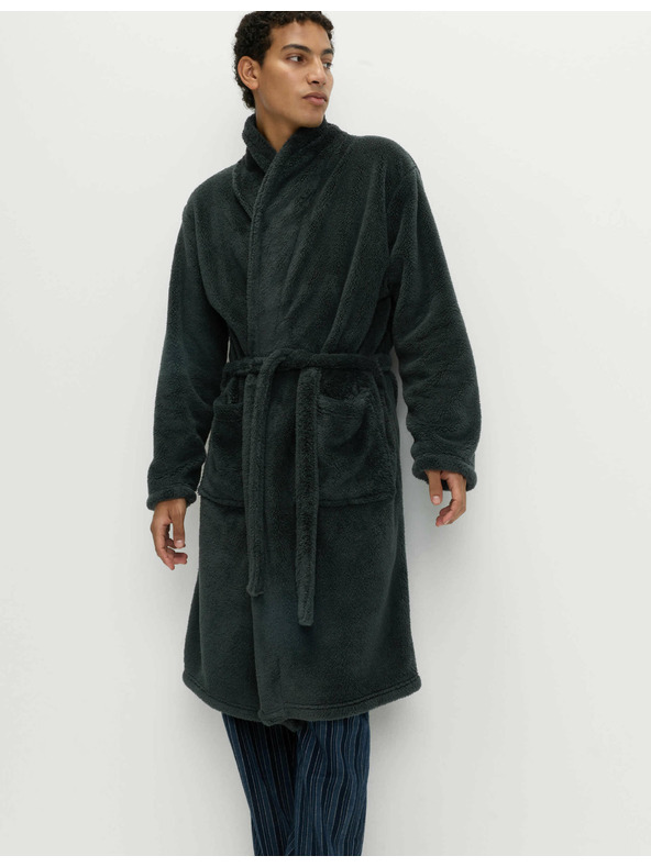Marks & Spencer Flis kopalni plašč Supersoft Marks & Spencer zelena