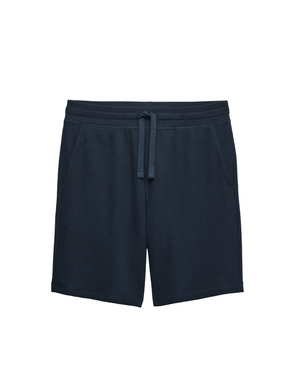 Marks & Spencer Domače kratke hlače iz čiste bombažne tkanine z vaflasto teksturo Marks & Spencer mornarsko modra