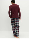 Marks & Spencer Pižama iz česane bombažne tkanine Marks & Spencer rdeča