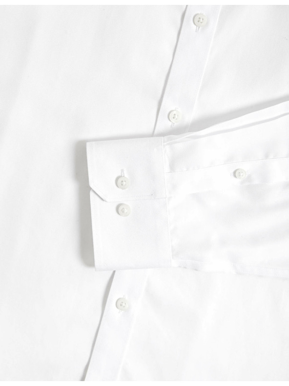 Marks & Spencer Srajca iz čiste bombaže klasičnega kroja z nezmečkljivo obdelavo Marks & Spencer bela