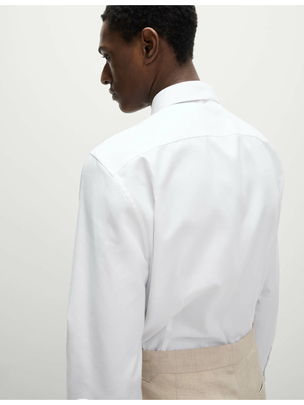 Marks & Spencer Srajca ozkega kroja in kravata, enostavno likanje Marks & Spencer bela