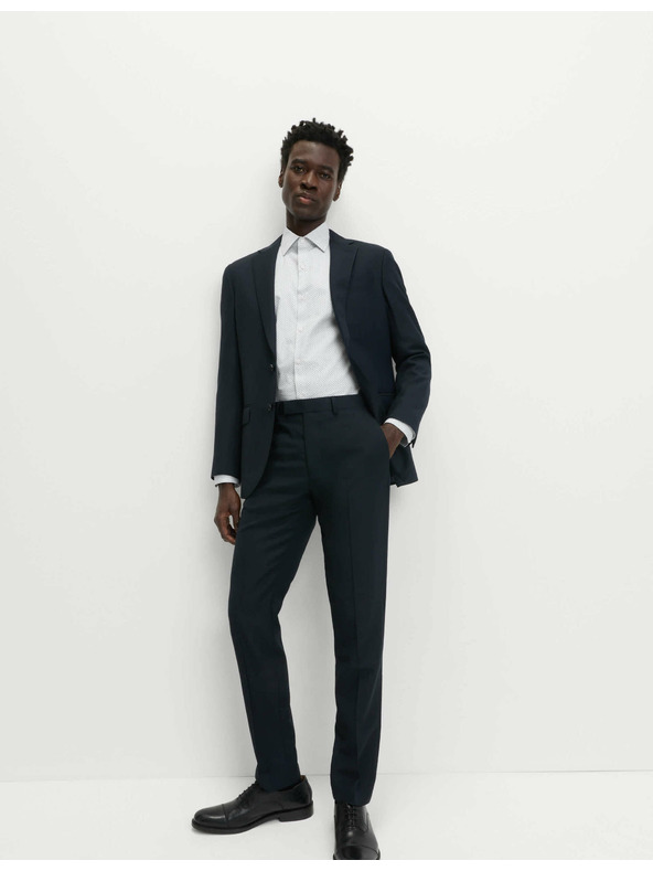 Marks & Spencer Srajca s potiskom normalnega kroja iz čiste bombaže Marks & Spencer bela