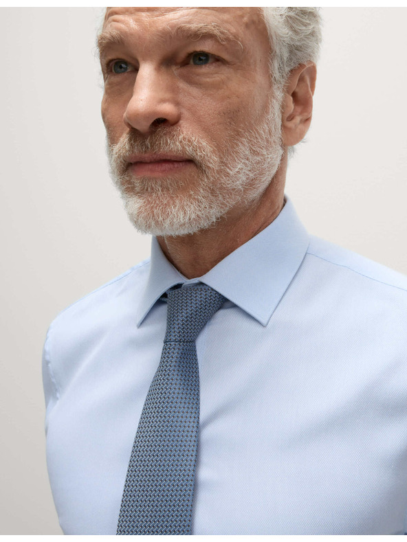 Marks & Spencer Srajca ozkega kroja in kravata, enostavno likanje Marks & Spencer modra