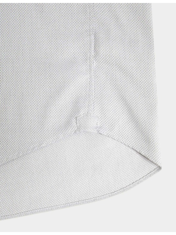 Marks & Spencer Luksuzna srajca ozkega kroja iz čiste bombaže s teksturo Marks & Spencer siva