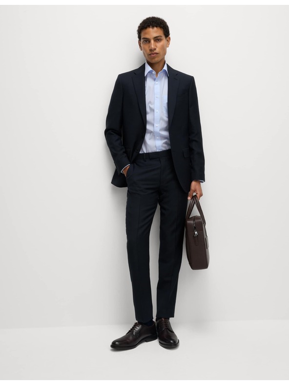 Marks & Spencer Srajca normalnega kroja z dolgimi rokavi, 3 kosi Marks & Spencer modra