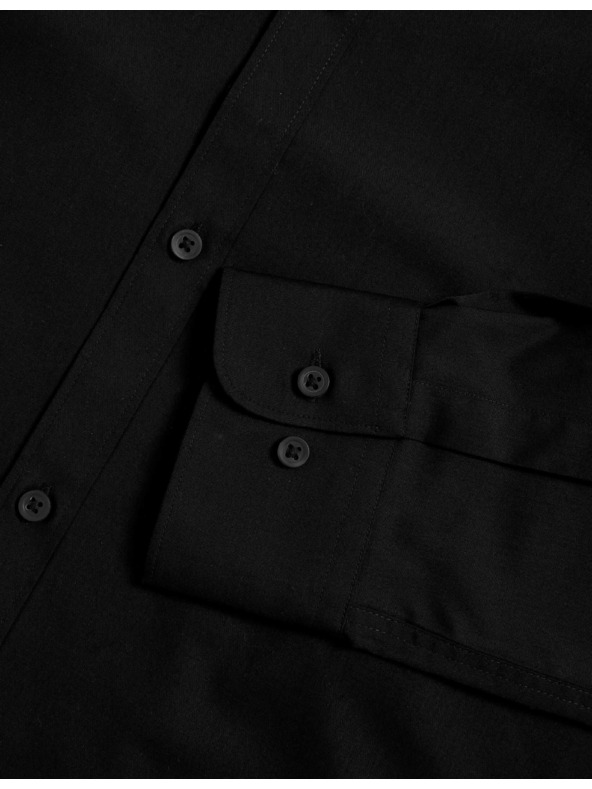 Marks & Spencer Srajca ozkega kroja, enostavno likanje Marks & Spencer črna