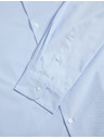 Marks & Spencer Srajca ozkega kroja iz bombažne mešanice z nekrčljivo obdelavo Marks & Spencer modra
