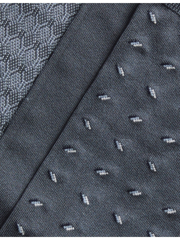 Marks & Spencer 3 kosi nogavic z mercerizirano bombažno prejo in različnimi vzorci Marks & Spencer mornarsko modra