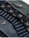 Marks & Spencer 5 kosov nogavic Cool Fresh™ Highland Cow Rich Cow Marks & Spencer modra