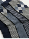 Marks & Spencer 5 parov nogavic Argyle Cool & Fresh™ z visokim deležem bombaža Marks & Spencer modra