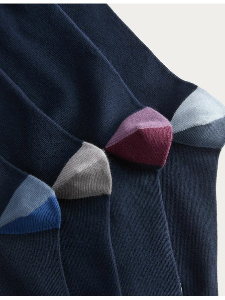 Marks & Spencer 7 parov nogavic Cool & Fresh™ iz visokega bombaža Marks & Spencer Navy