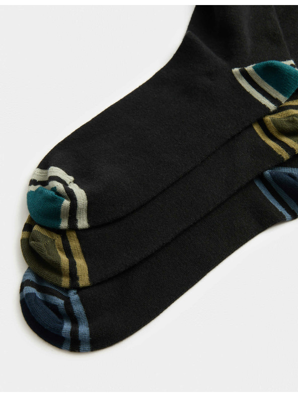 Marks & Spencer 7 parov visoko bombažnih nogavic Cool & Fresh™ Marks & Spencer črna