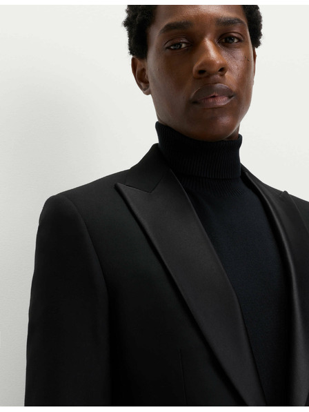 Marks & Spencer Smoking suknjič z elastiko, ozek kroj Marks & Spencer črna