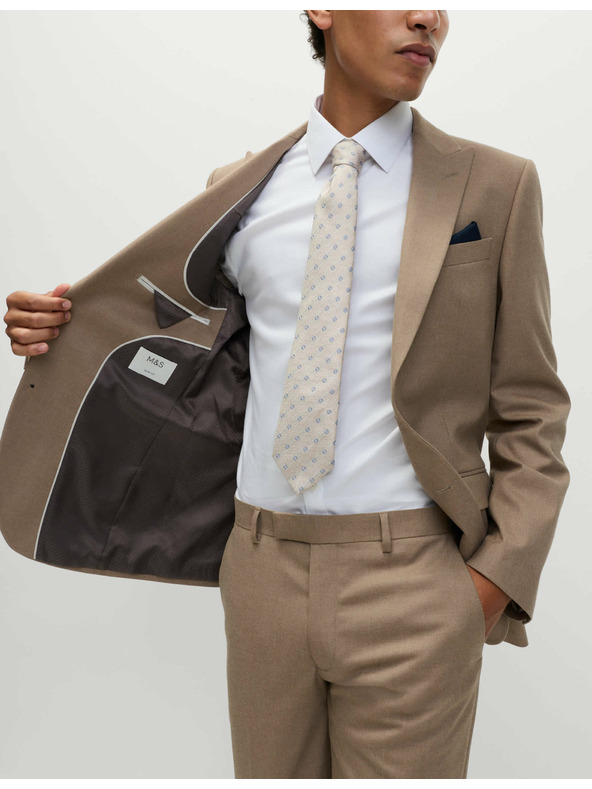 Marks & Spencer Kostimno suknjič, oprijeti kroj Marks & Spencer smetanova