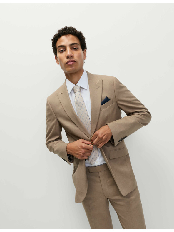 Marks & Spencer Kostimno suknjič, oprijeti kroj Marks & Spencer smetanova