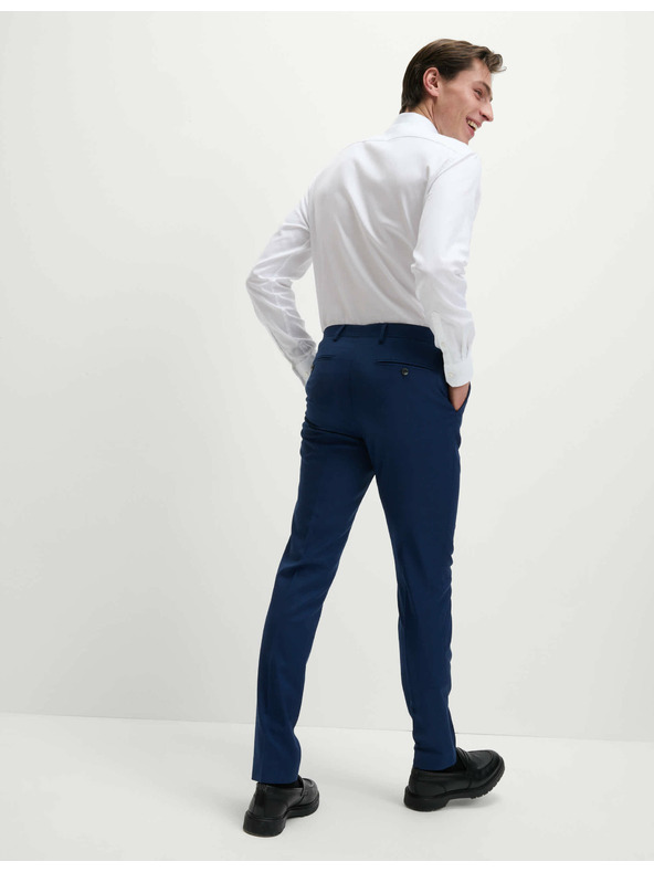 Marks & Spencer Oblačne hlače, oprijeti kroj Marks & Spencer mornarsko modra