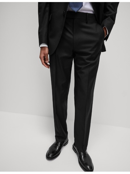 Marks & Spencer Klasične oblačne hlače Marks & Spencer črna