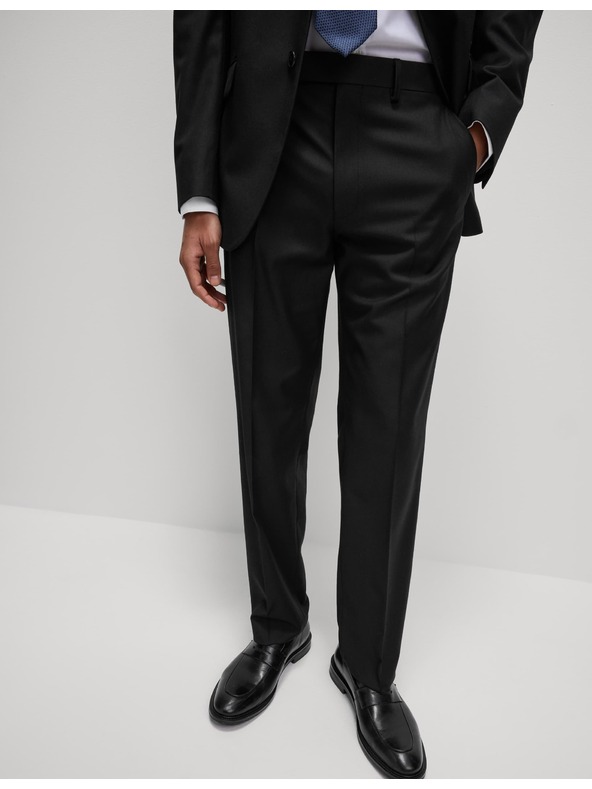 Marks & Spencer Klasične oblačne hlače Marks & Spencer črna