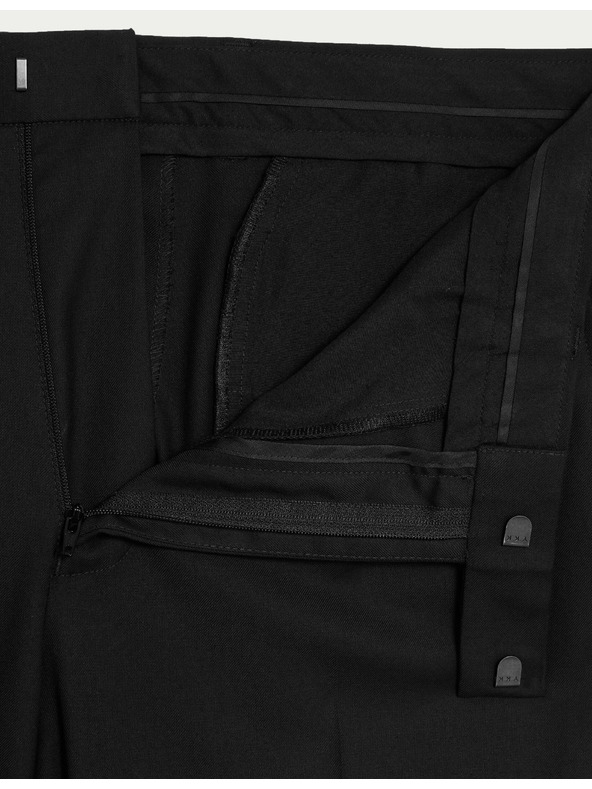 Marks & Spencer Klasične oblačne hlače Marks & Spencer črna