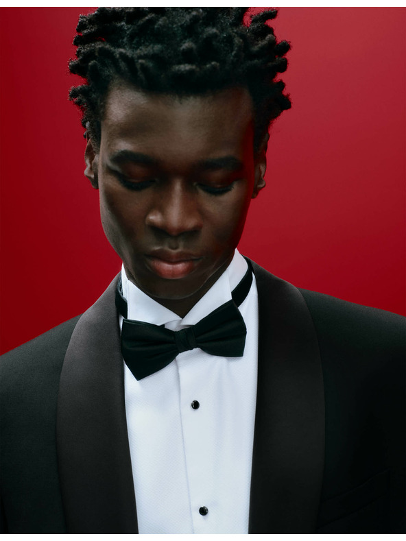 Marks & Spencer Metuljček z vzorcem Marks & Spencer črna